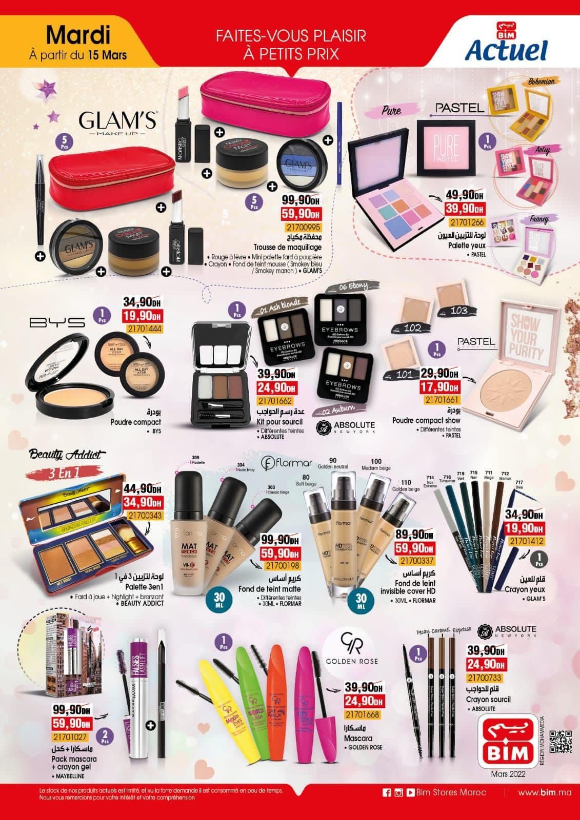 catalogue bim 15 mars regional maquillage