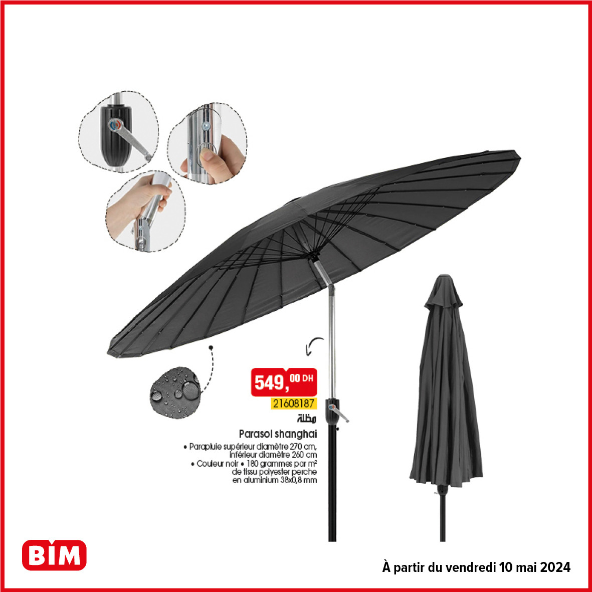 promotion bim 10 mai 2024 - parasol shaghai