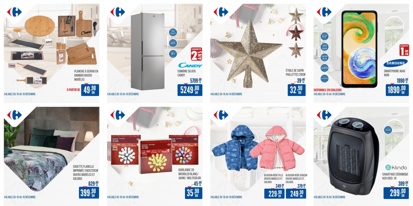 promotion carrefour du 16 au 18 décembre 2022